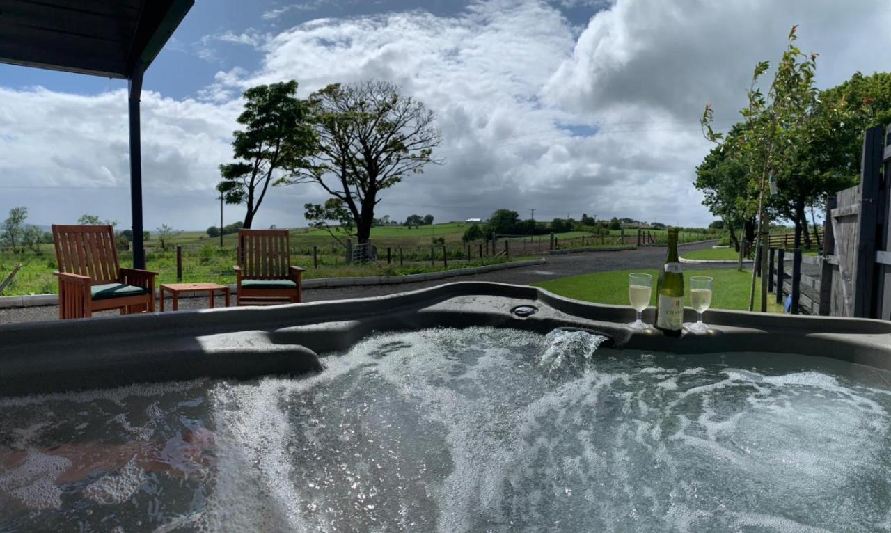 Deerfin Rentals Private Chalet With Hot Tub Ballymena Luaran gambar